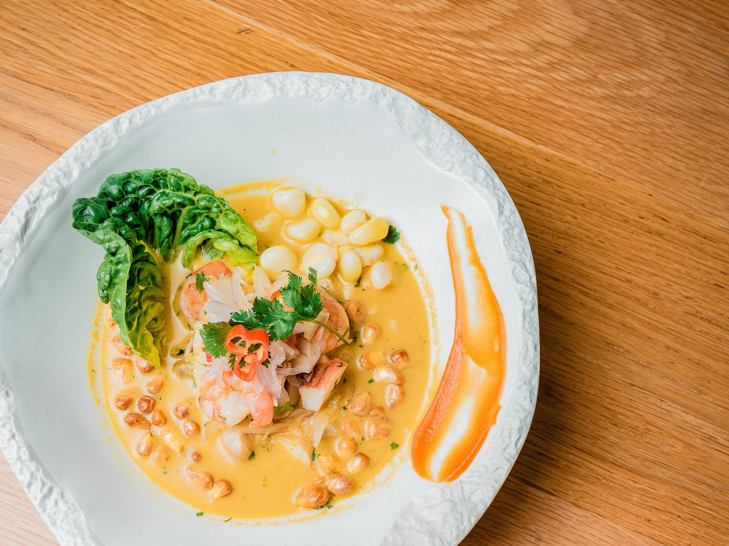 Ceviche del Callao, en la carta de Leche de Tigre